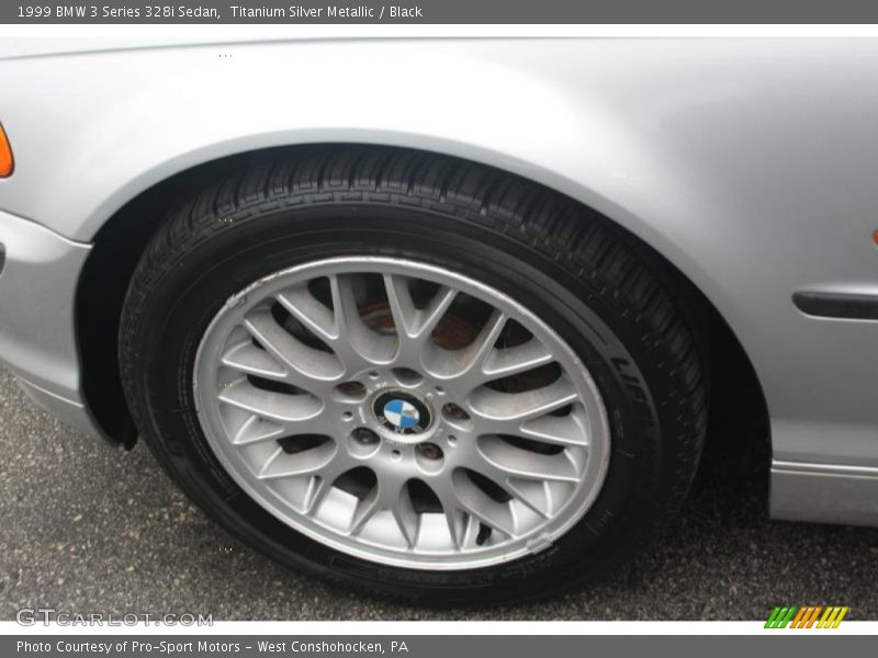 Titanium Silver Metallic / Black 1999 BMW 3 Series 328i Sedan