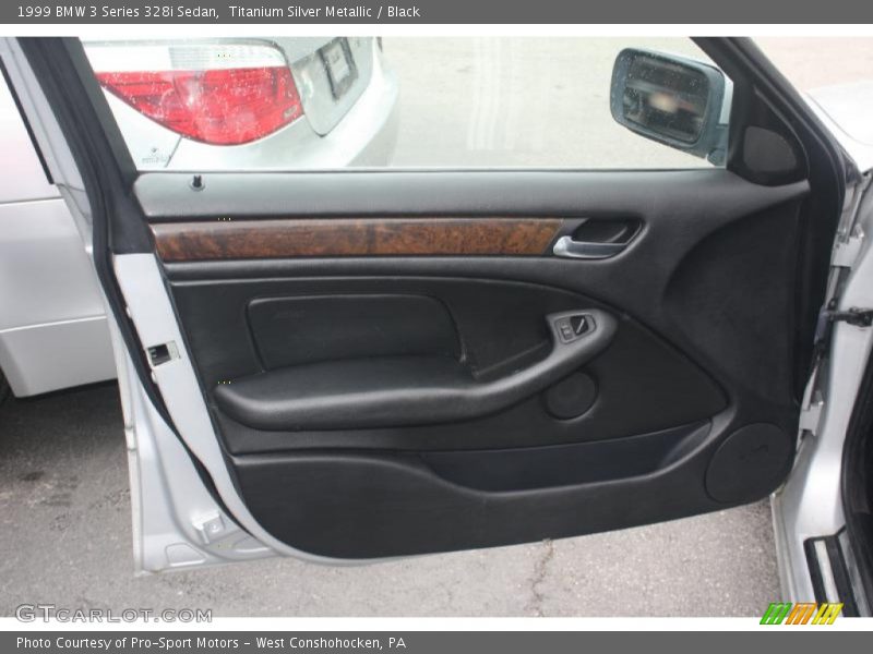 Titanium Silver Metallic / Black 1999 BMW 3 Series 328i Sedan