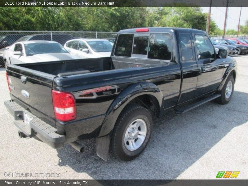 Black / Medium Dark Flint 2010 Ford Ranger XLT SuperCab