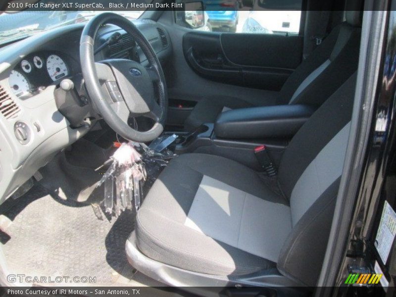  2010 Ranger XLT SuperCab Medium Dark Flint Interior