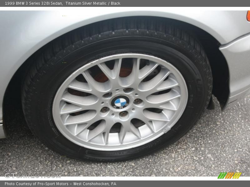 Titanium Silver Metallic / Black 1999 BMW 3 Series 328i Sedan