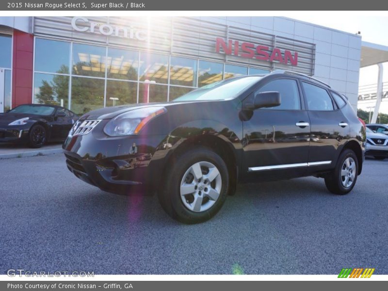 Super Black / Black 2015 Nissan Rogue Select S