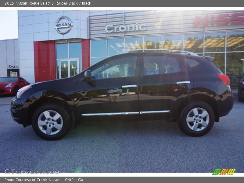 Super Black / Black 2015 Nissan Rogue Select S