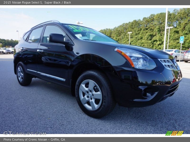 Super Black / Black 2015 Nissan Rogue Select S