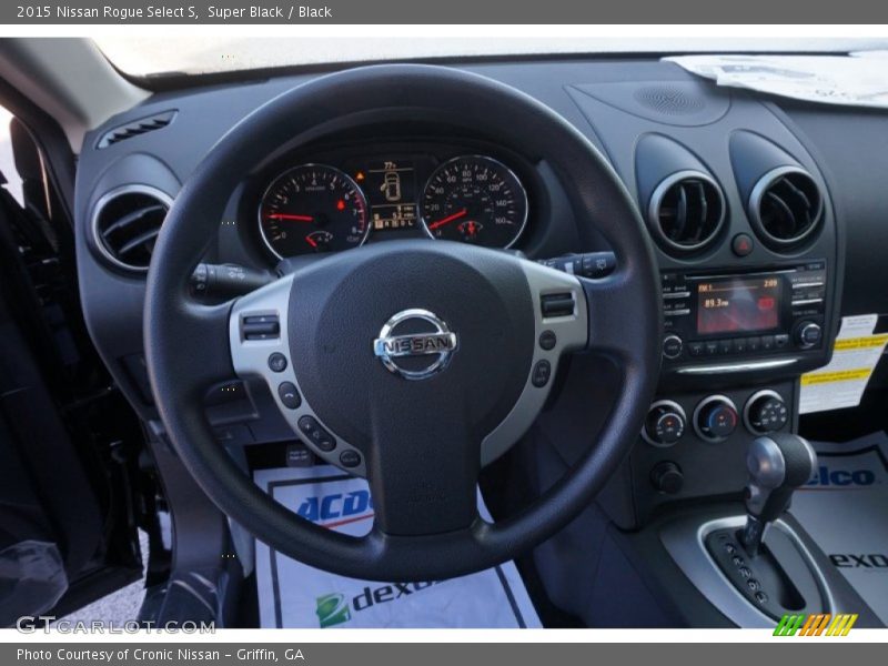 Super Black / Black 2015 Nissan Rogue Select S
