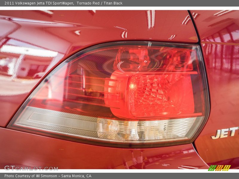 Tornado Red / Titan Black 2011 Volkswagen Jetta TDI SportWagen