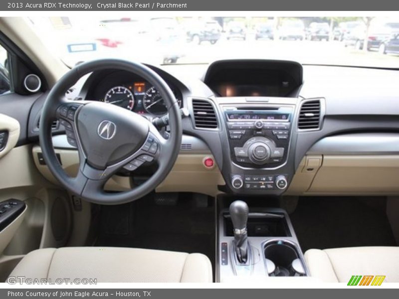 Crystal Black Pearl / Parchment 2013 Acura RDX Technology
