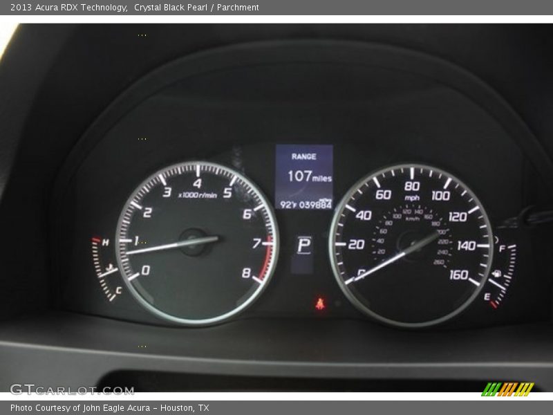 Crystal Black Pearl / Parchment 2013 Acura RDX Technology
