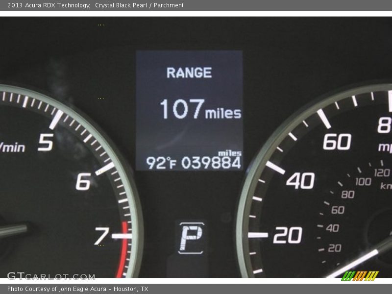 Crystal Black Pearl / Parchment 2013 Acura RDX Technology