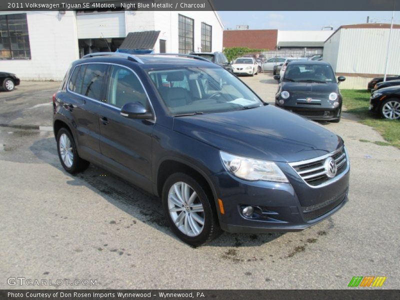 Night Blue Metallic / Charcoal 2011 Volkswagen Tiguan SE 4Motion