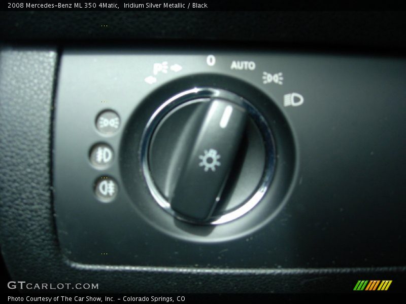 Iridium Silver Metallic / Black 2008 Mercedes-Benz ML 350 4Matic