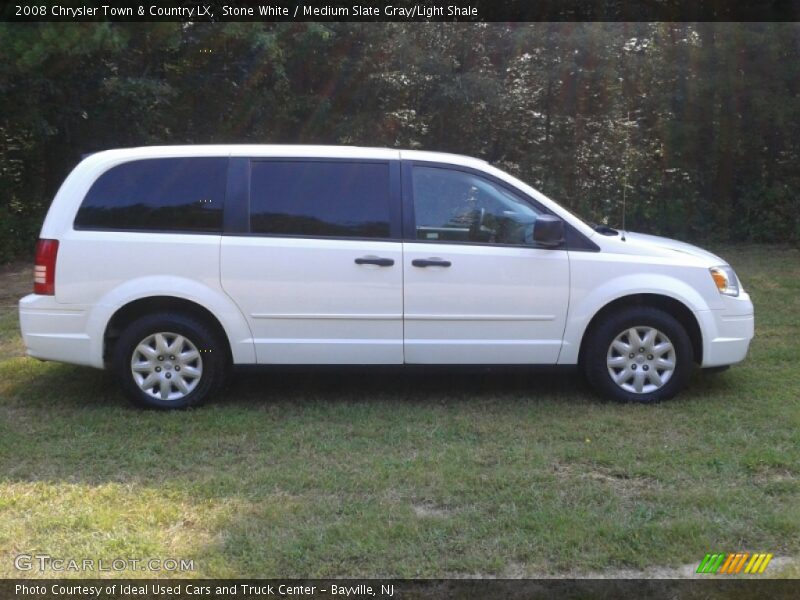 Stone White / Medium Slate Gray/Light Shale 2008 Chrysler Town & Country LX