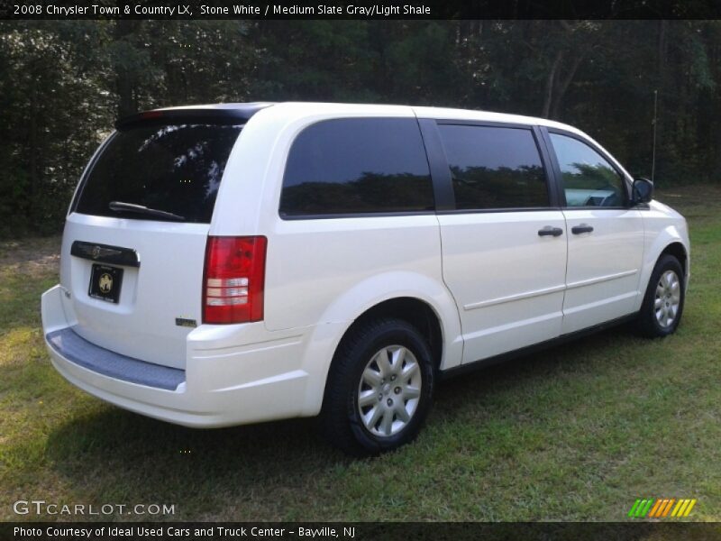 Stone White / Medium Slate Gray/Light Shale 2008 Chrysler Town & Country LX