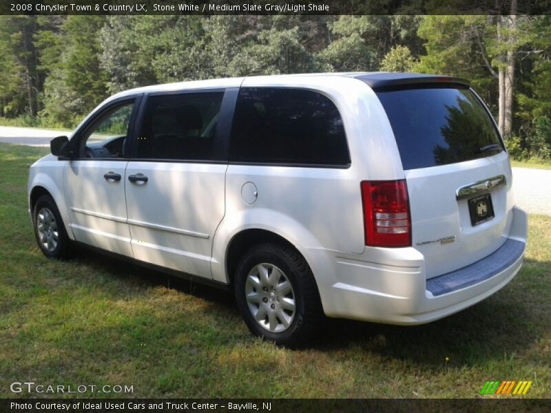 Stone White / Medium Slate Gray/Light Shale 2008 Chrysler Town & Country LX