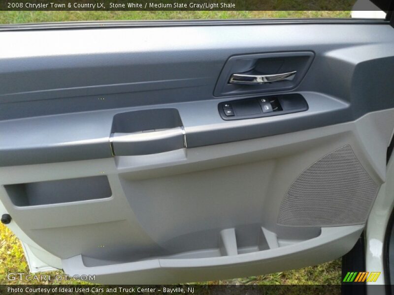 Stone White / Medium Slate Gray/Light Shale 2008 Chrysler Town & Country LX