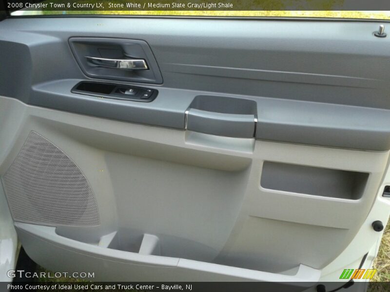 Stone White / Medium Slate Gray/Light Shale 2008 Chrysler Town & Country LX