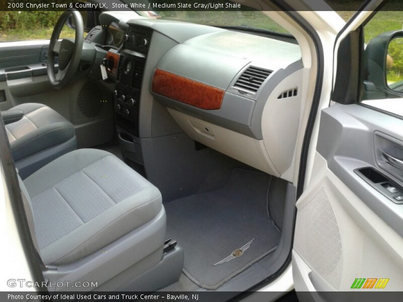 Stone White / Medium Slate Gray/Light Shale 2008 Chrysler Town & Country LX