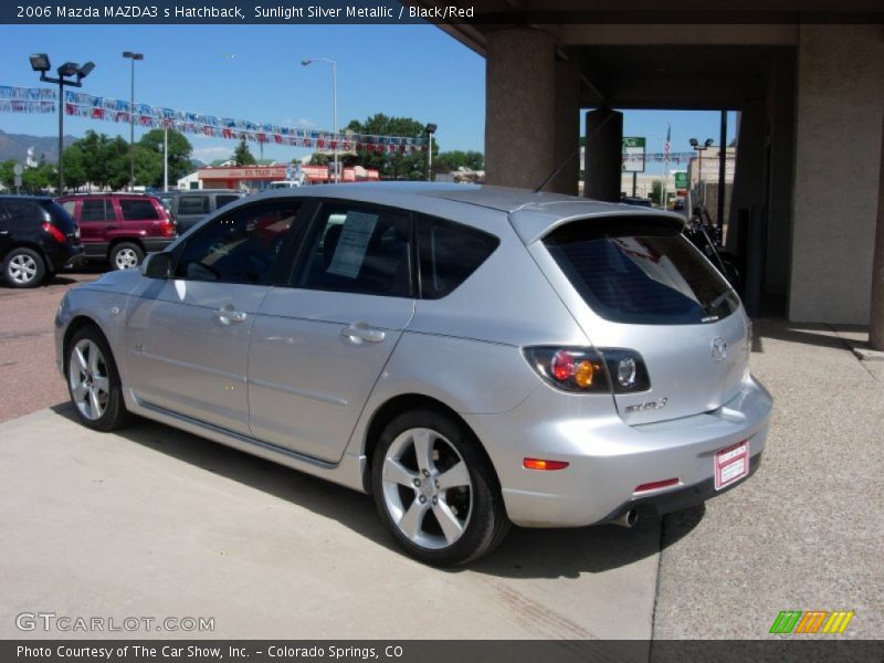 Sunlight Silver Metallic / Black/Red 2006 Mazda MAZDA3 s Hatchback