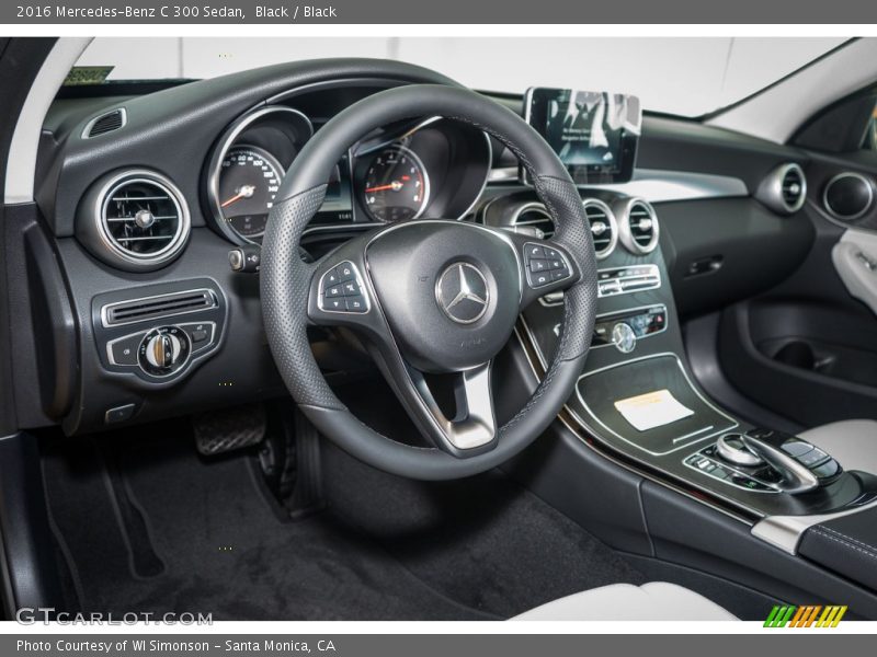 Black / Black 2016 Mercedes-Benz C 300 Sedan