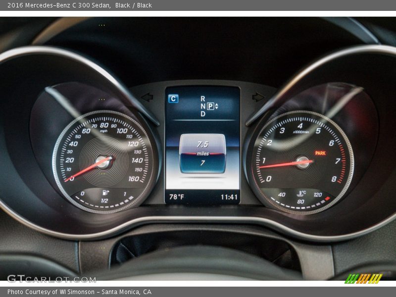  2016 C 300 Sedan 300 Sedan Gauges