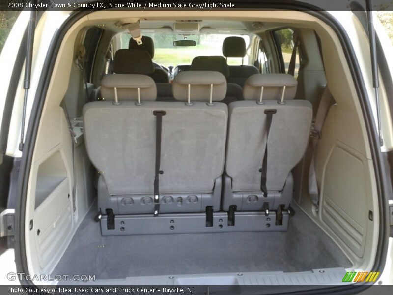 Stone White / Medium Slate Gray/Light Shale 2008 Chrysler Town & Country LX
