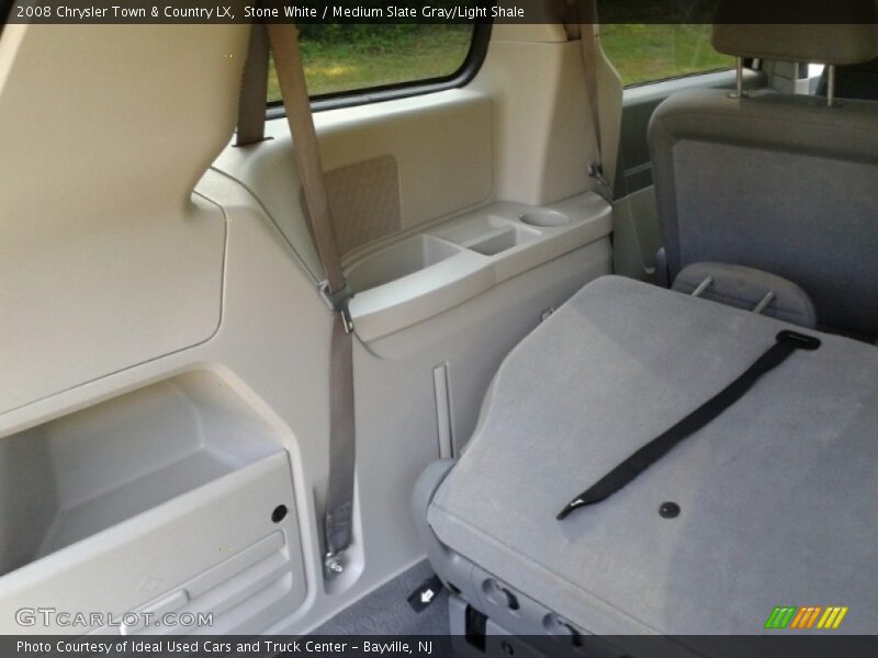 Stone White / Medium Slate Gray/Light Shale 2008 Chrysler Town & Country LX