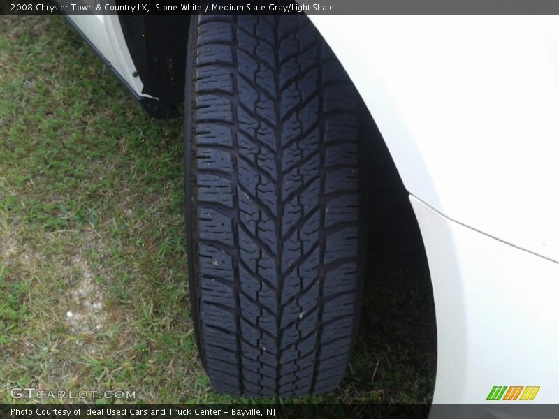 Stone White / Medium Slate Gray/Light Shale 2008 Chrysler Town & Country LX