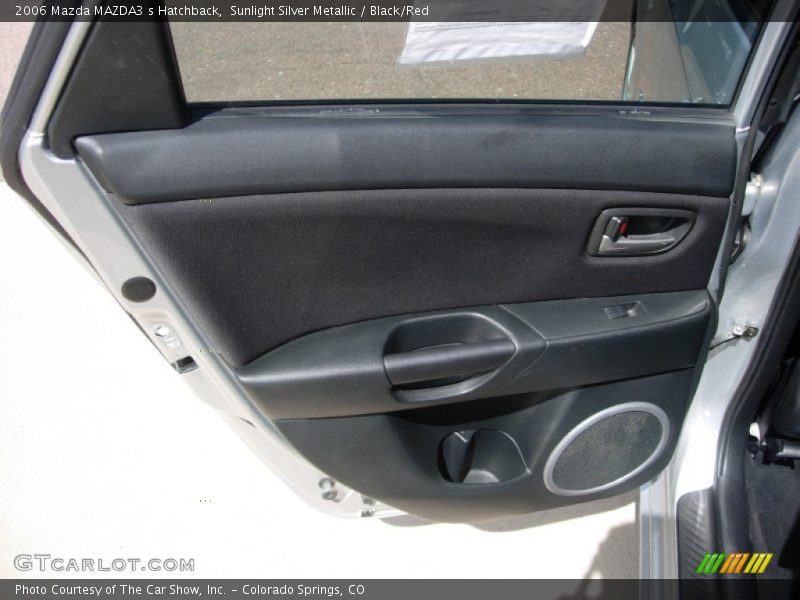 Sunlight Silver Metallic / Black/Red 2006 Mazda MAZDA3 s Hatchback