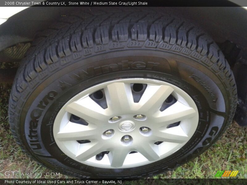 Stone White / Medium Slate Gray/Light Shale 2008 Chrysler Town & Country LX