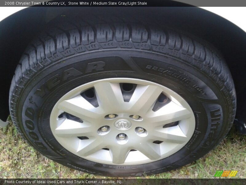 Stone White / Medium Slate Gray/Light Shale 2008 Chrysler Town & Country LX