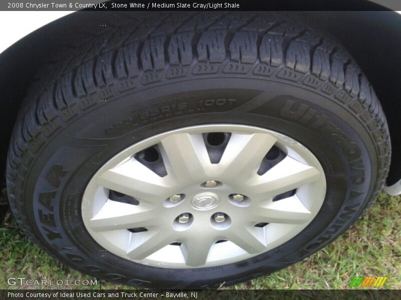 Stone White / Medium Slate Gray/Light Shale 2008 Chrysler Town & Country LX