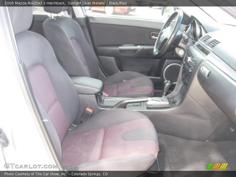 Sunlight Silver Metallic / Black/Red 2006 Mazda MAZDA3 s Hatchback