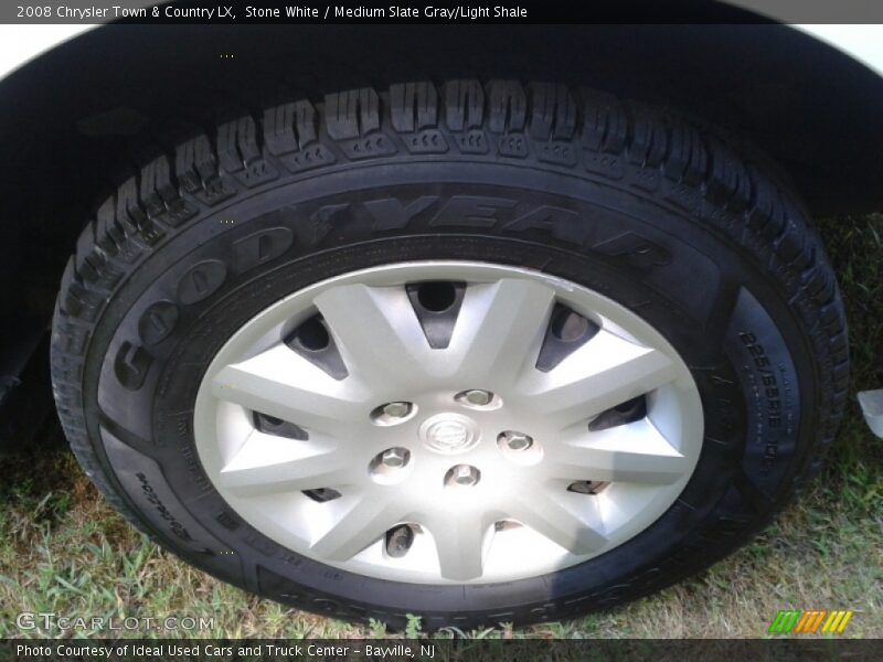 Stone White / Medium Slate Gray/Light Shale 2008 Chrysler Town & Country LX