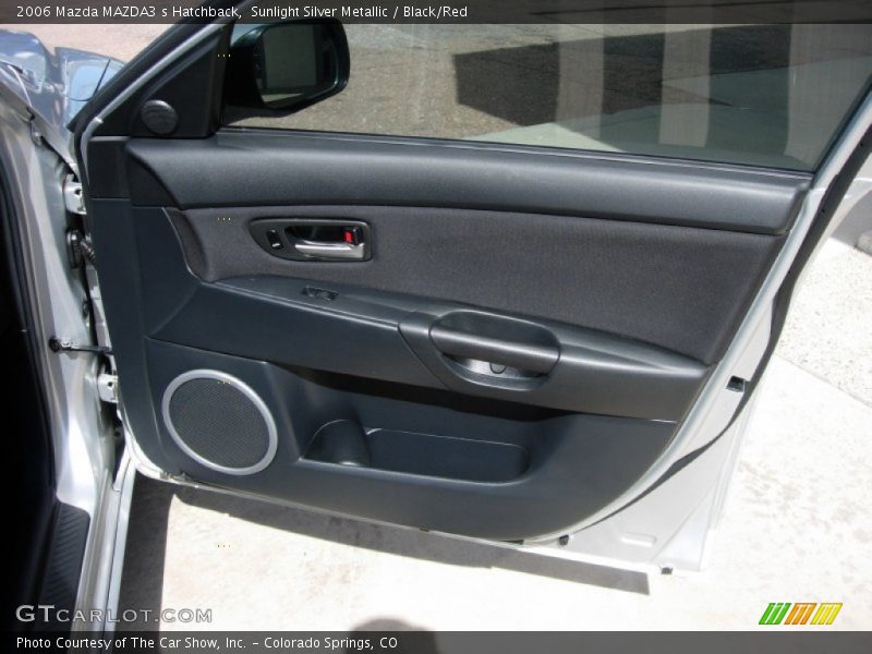 Sunlight Silver Metallic / Black/Red 2006 Mazda MAZDA3 s Hatchback