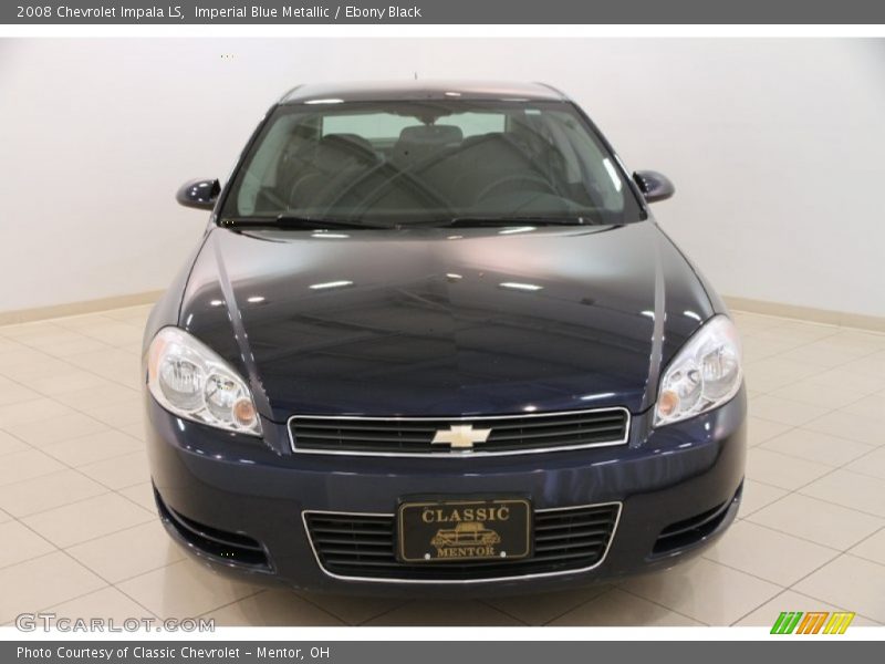 Imperial Blue Metallic / Ebony Black 2008 Chevrolet Impala LS