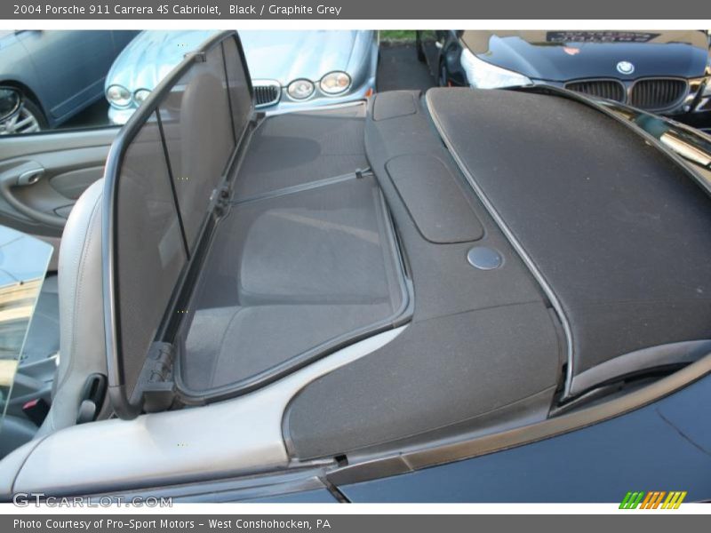 Black / Graphite Grey 2004 Porsche 911 Carrera 4S Cabriolet