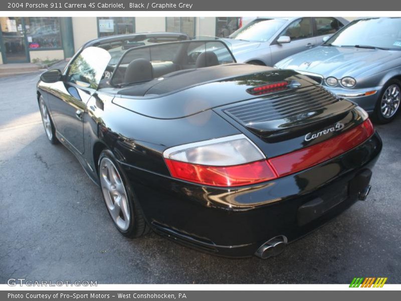 Black / Graphite Grey 2004 Porsche 911 Carrera 4S Cabriolet