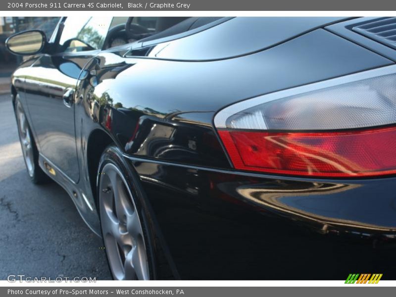 Black / Graphite Grey 2004 Porsche 911 Carrera 4S Cabriolet