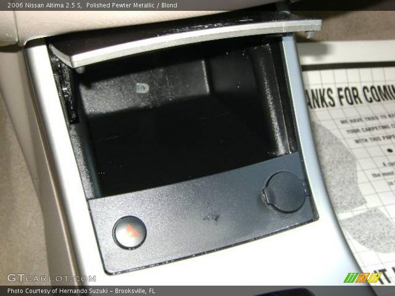 Polished Pewter Metallic / Blond 2006 Nissan Altima 2.5 S