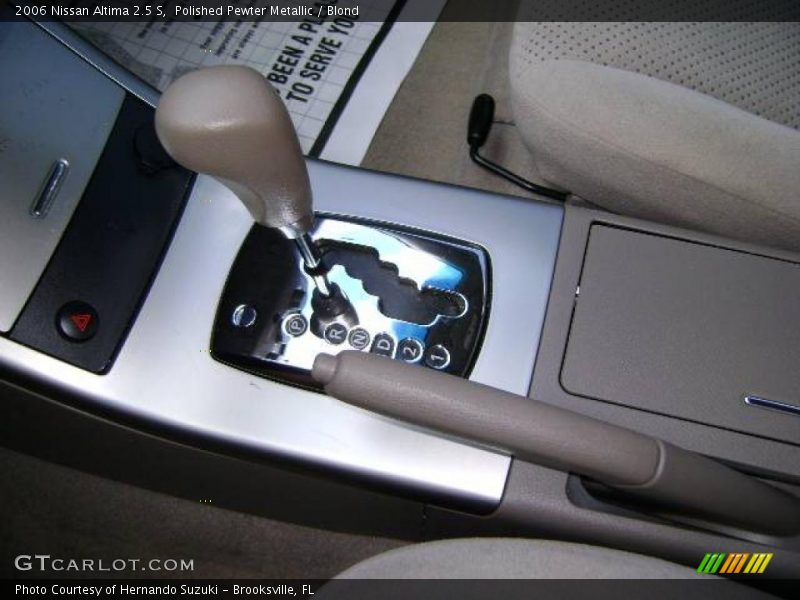 Polished Pewter Metallic / Blond 2006 Nissan Altima 2.5 S