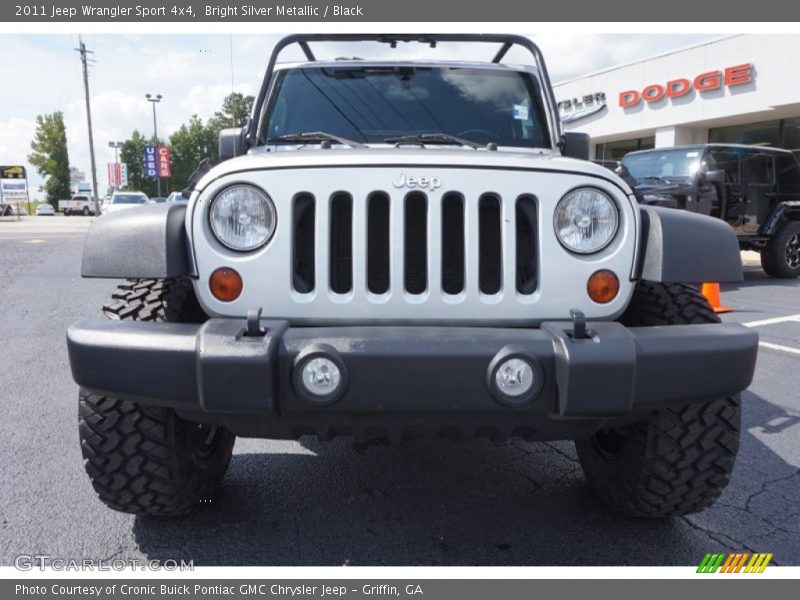 Bright Silver Metallic / Black 2011 Jeep Wrangler Sport 4x4