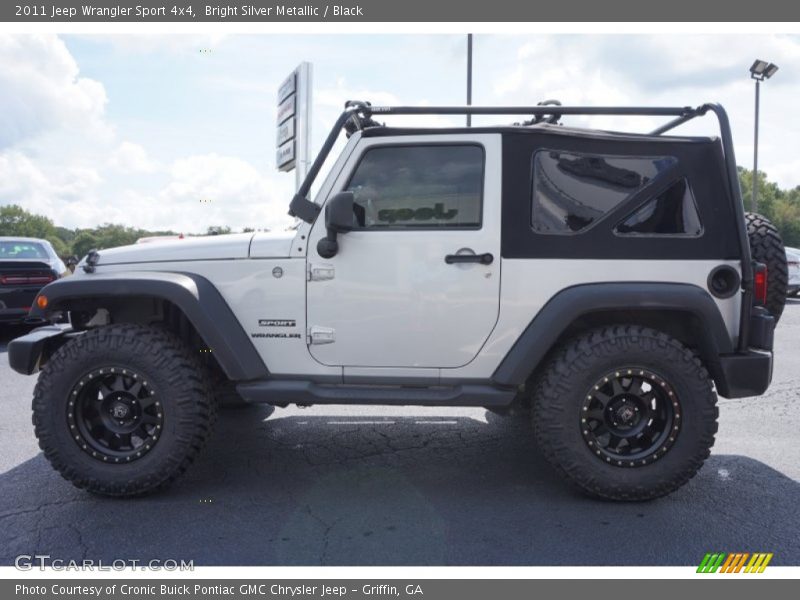 Bright Silver Metallic / Black 2011 Jeep Wrangler Sport 4x4