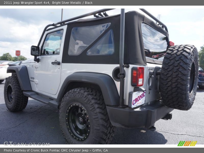 Bright Silver Metallic / Black 2011 Jeep Wrangler Sport 4x4