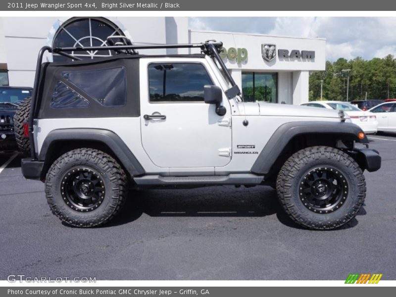 Bright Silver Metallic / Black 2011 Jeep Wrangler Sport 4x4