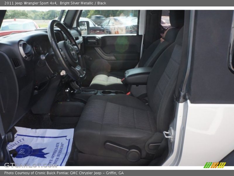 Bright Silver Metallic / Black 2011 Jeep Wrangler Sport 4x4