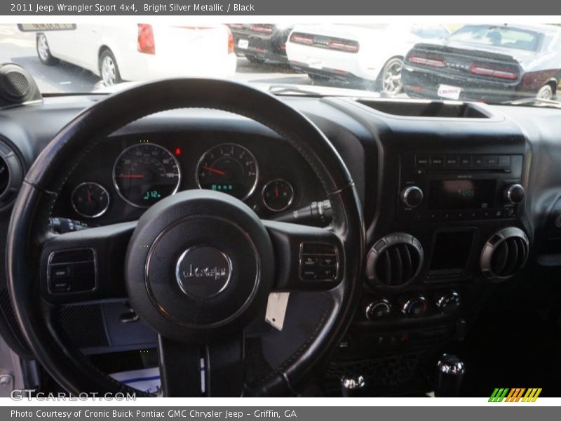 Bright Silver Metallic / Black 2011 Jeep Wrangler Sport 4x4