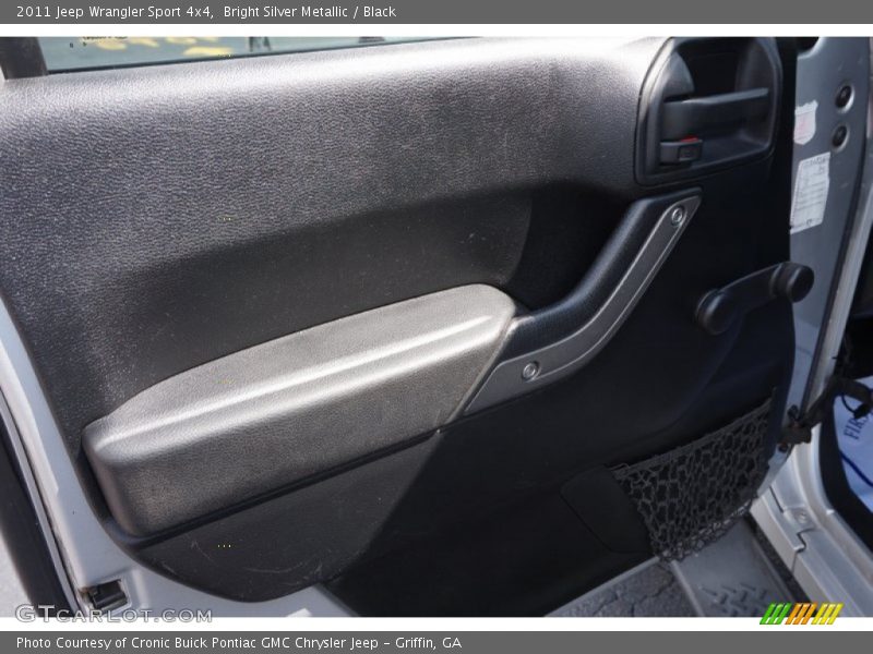 Bright Silver Metallic / Black 2011 Jeep Wrangler Sport 4x4