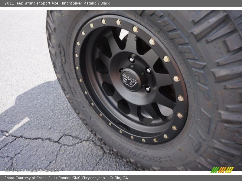 Bright Silver Metallic / Black 2011 Jeep Wrangler Sport 4x4