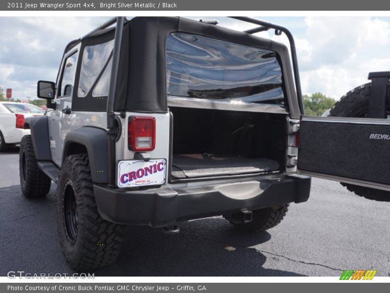 Bright Silver Metallic / Black 2011 Jeep Wrangler Sport 4x4