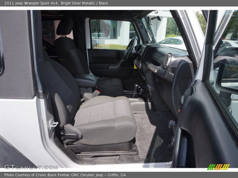 Bright Silver Metallic / Black 2011 Jeep Wrangler Sport 4x4